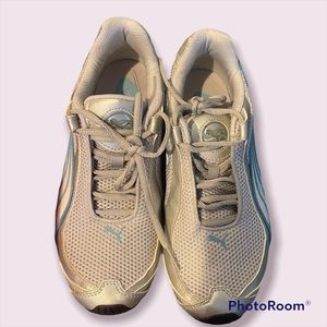 Puma Woman Sneakers Shoes Running Voltaic White Blue Violet Worn Once 8